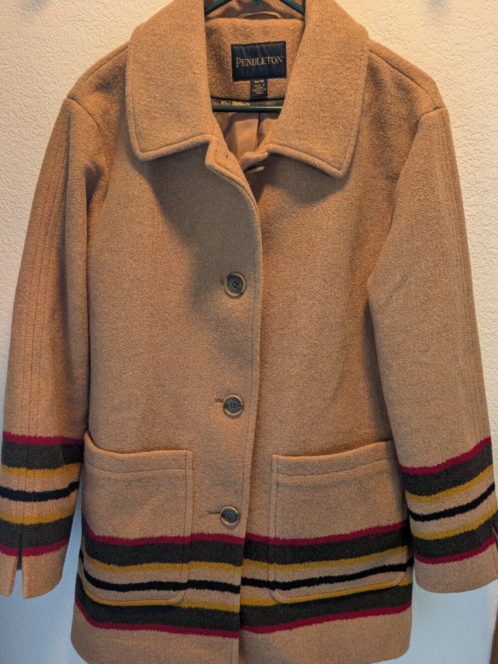 Pendleton Wool Blend Walker Coat M